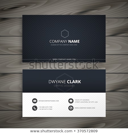 Foto stock: Abstract Business Cards Template