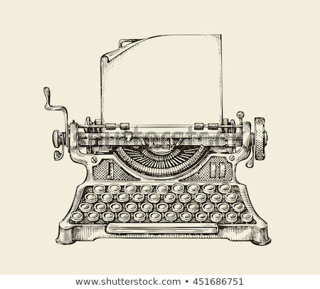 Zdjęcia stock: Old Typewriter News