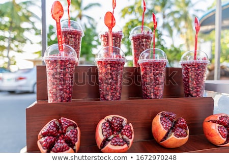 ストックフォト: Delicious Fresh Pomegranates