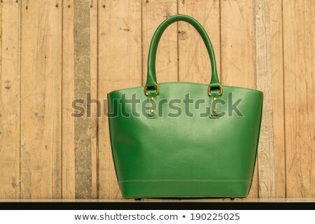 Purse On Wood Background Foto stock © caimacanul