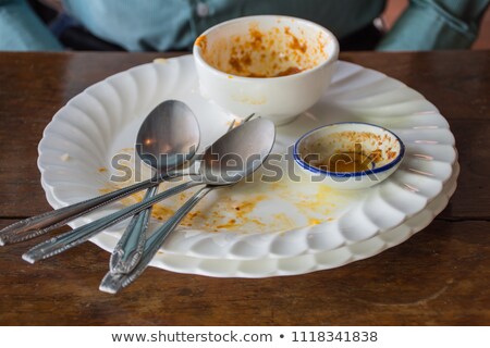 Zdjęcia stock: Empty Cup With Spoon