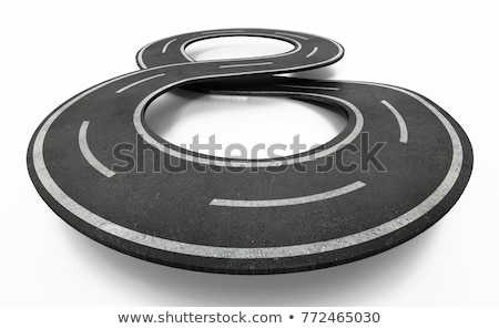 Foto stock: Road In The Shape Of An Infinity Sign