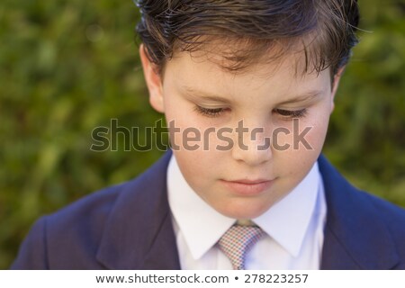 Сток-фото: Young Boy Dressed For His First Communion