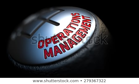 Stock photo: Planned Maintenance Shift Knob Concept Of Influence