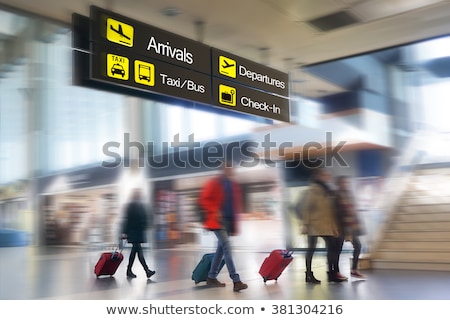 Stock photo: Opened Gate In Airport