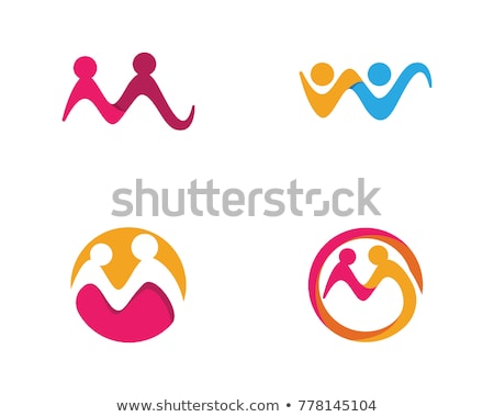 ストックフォト: Adoption And Community Care Logo Template Vector