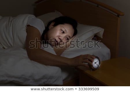 Mature Woman Restless At Night Time ストックフォト © tab62