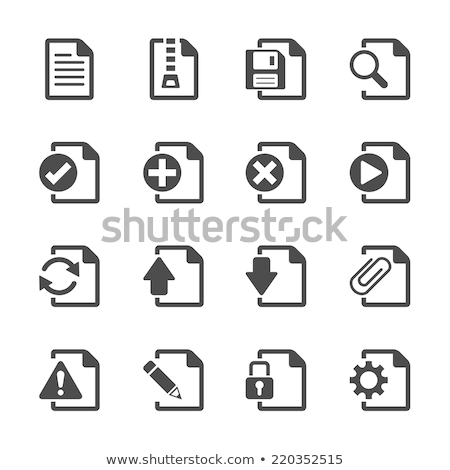 Foto stock: Compress Data Icon