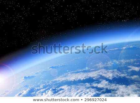 Stock fotó: Earths Atmosphere With Ozone Layer