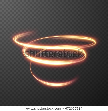 Stockfoto: White Transparent Light Effect In Wave Style