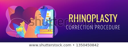 Stock photo: Rhinoplasty Concept Banner Header