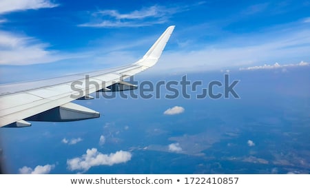 Foto stock: Wing Of Aircraft