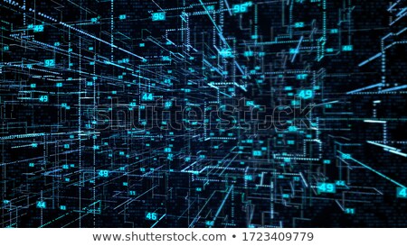 Stock photo: Composite Image Of Illustration Of Virtual Data