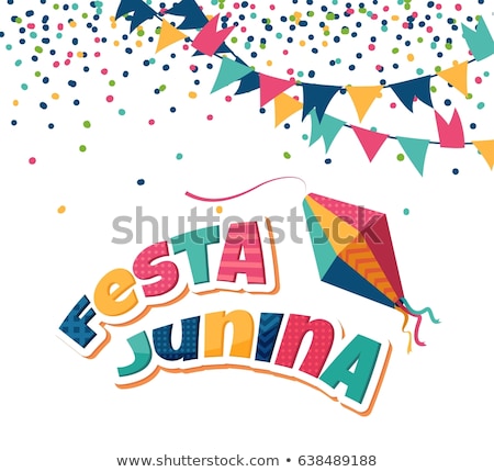 [[stock_photo]]: Festa Junina Party Decoration Cartoon Card