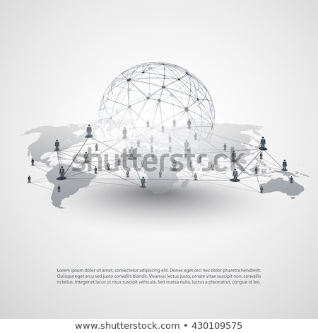 Stockfoto: Business Hierarchy Concept Vector Illustration