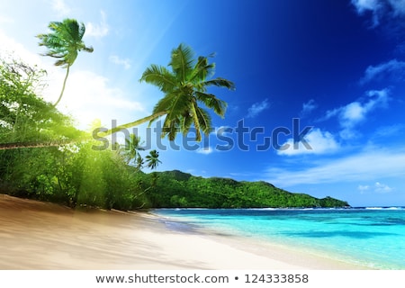 Foto stock: Sea Landscape With Tropical Rock Islands