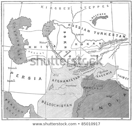 Middle East Circa 1873 Stock foto © Stocksnapper