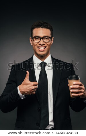 ストックフォト: African American Businessman Thumbs Up Success