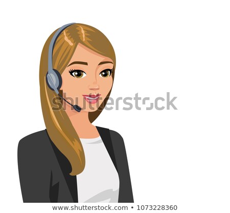 Stock foto: Portrait Of Executive Female In Headsets