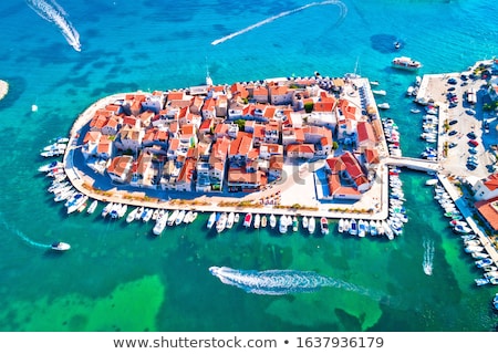 Vodice Is A Small Town On The Adriatic Coast In Croatia Stockfoto © xbrchx