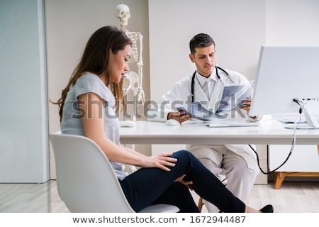 Stock fotó: Doctor Holding Xray