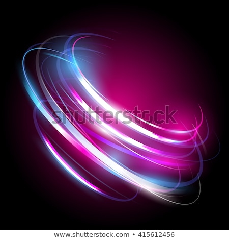 Stock foto: Light Explosion With Flying Particles