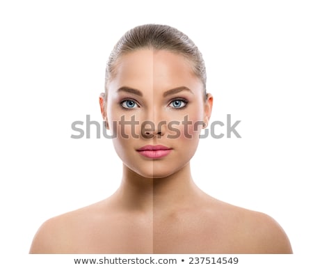 Сток-фото: Beautiful Young Woman Tanning In Solarium