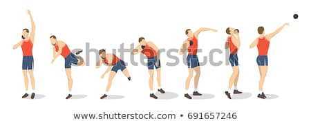 Stock photo: Athlete Shot Putter