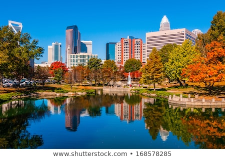 ストックフォト: Charlotte City Skyline Autumn Season