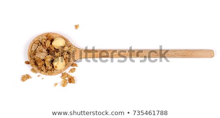 Сток-фото: Berries In Wooden Spoons