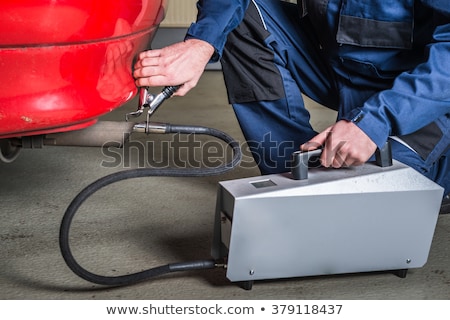 Stok fotoğraf: Diesel Engine Exhaust Diagnostic Measurement