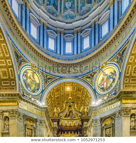 ストックフォト: Inside Of St Peter Basilica In Vatican City