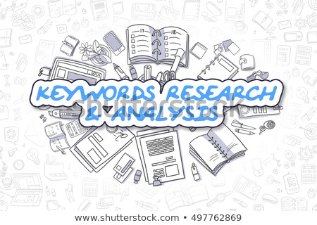 Сток-фото: Blog - Doodle Blue Word Business Concept