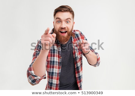 Foto stock: Happy Young Man Pointing At You