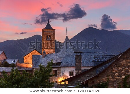 [[stock_photo]]: Beautiful Stree With Houses And Mountain View