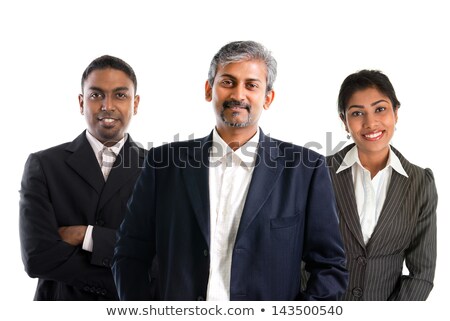 Smart Businessman With A Female Colleague In The Background Foto d'archivio © szefei