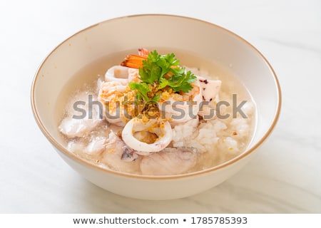 Foto stock: Boiled Rice Sea