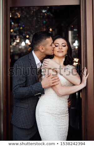 Stock fotó: Fashion Photo Sweet Couple In Close Face To Face