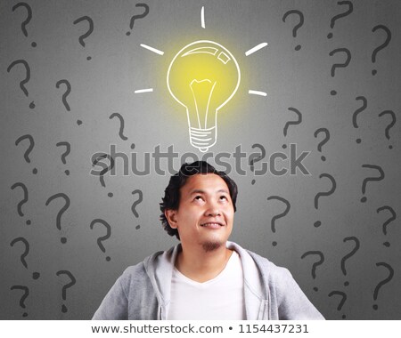 [[stock_photo]]: Asian Businessman Happy With His Bright Idea Business Concept Il