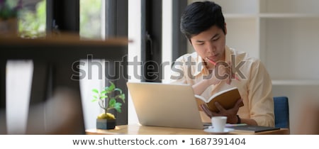 Stockfoto: Cropped Image Of A Girl Student Preparing For Exams
