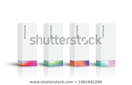 Foto stock: Modern Box Package