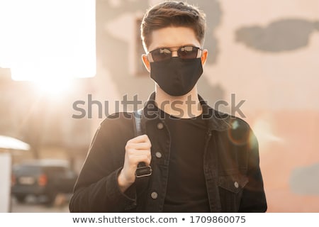 Teenager Young Man Wearing Fashionable Clothes Stok fotoğraf © Alones