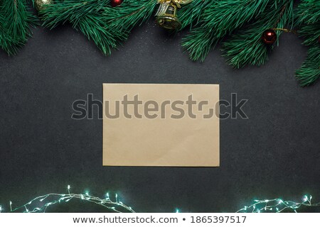Foto d'archivio: S Letter Made Of Christmas Tree Branches