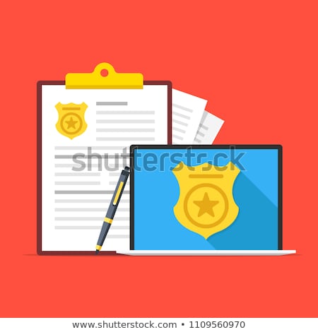 [[stock_photo]]: Law Police And Crime Icons