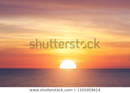 Stock photo: Sea On Sunset