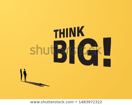 Stock photo: Think Big Word