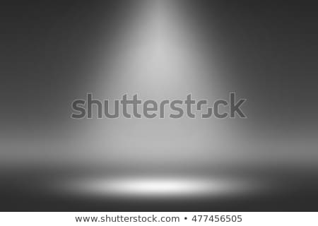 Zdjęcia stock: Product Showscase Spotlight On Black Background - Dark Room Photographer Studio