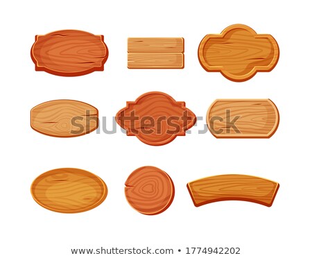 Foto stock: Oval Signboard