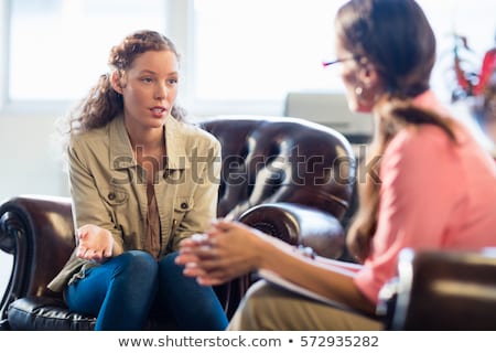 Stok fotoğraf: Psychologist Having Session With Patient