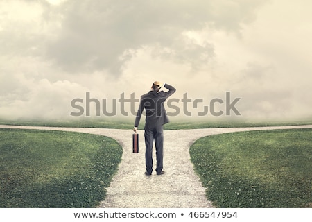 Stockfoto: Businessman With Two Choices